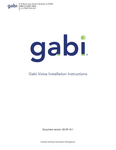 installation instructions, Xerox, Gabi Voice, Corporate Business Systems, Madison, WI, IL, Xerox, Canon, HP, Dealer, Reseller, Wisconsin, Illinois