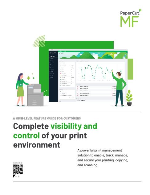 Full Brochure Cover, Papercut MF, Corporate Business Systems, Madison, WI, IL, Xerox, Canon, HP, Dealer, Reseller, Wisconsin, Illinois