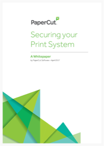 Security Whitepaper, Papercut MF, Corporate Business Systems, Madison, WI, IL, Xerox, Canon, HP, Dealer, Reseller, Wisconsin, Illinois